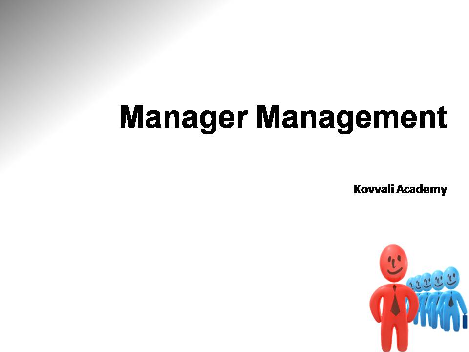 Manager Management