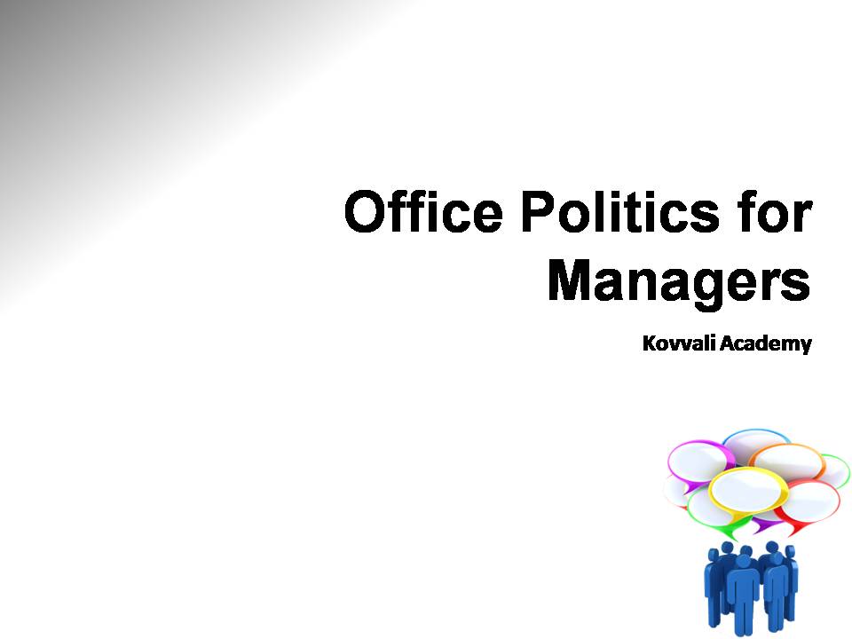 Office Politics for Managers