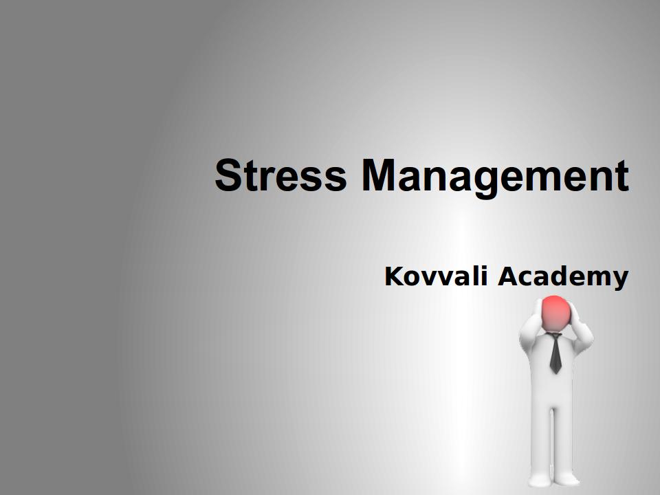 Managing Stress
